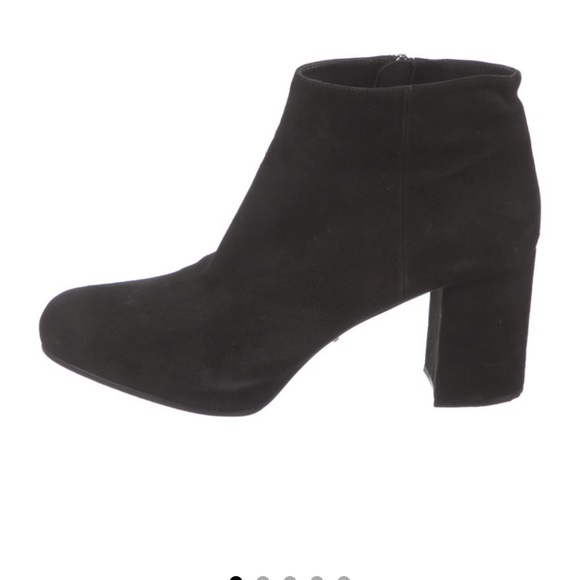 Prada suede boots 40 1/2 - Picture 1 of 7